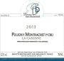 Domaine Berthelemot Puligny-Montrachet La Garenne Premier Cru 2013 Front Label