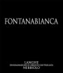 Fontanabianca Langhe Nebbiolo 2011 Front Label