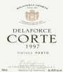 Delaforce Quinta Da Corte 1997 Front Label