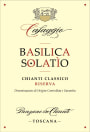 Cafaggio Solatio Basilica Chianti Classico Riserva 2011 Front Label