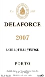 Delaforce Late Bottled Vintage 2007 Front Label