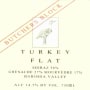 Turkey Flat Butchers Block 2011 Front Label