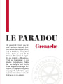 Chateau Pesquie Le Paradou Grenache 2014 Front Label
