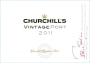 Churchill's Vintage Port 2011 Front Label