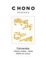 Chono Maipo Valley Reserva Carmenere 2008 Front Label