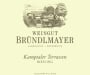 Brundlmayer Kamptal Terrassen Gruner Veltliner 2013 Front Label