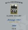 Kilikanoon Attunga 1865 Shiraz 2004 Front Label