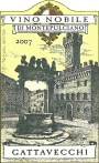 Gattavecchi Vino Nobile Di Montepulciano 2007 Front Label