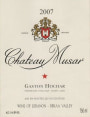 Chateau Musar Red 2007 Front Label