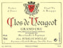 Hudelot-Noellat Clos Vougeot Grand Cru 2012 Front Label
