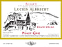 Lucien Albrecht Pinot Gris Cuvee Cecile 2007 Front Label