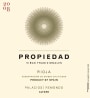 Palacios Remondo Rioja Propiedad 2008 Front Label