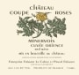 Chateau Coupe Roses Minervois Cuvee Orience 1999 Front Label