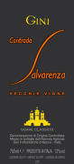 Gini Soave Classico Contrada Salvarenza 2011 Front Label