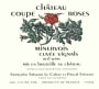Chateau Coupe Roses Minervois Cuvee Vignals 2014 Front Label
