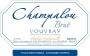 Champalou Vouvray Petillant Methode Traditionelle Brut 2012 Front Label