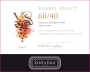 Santa Ema Barrel Select 60/40 2012 Front Label