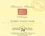 Kumeu River Village Pinot Noir 2013 Front Label