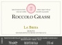 Roccolo Grassi Soave La Broia 2012 Front Label