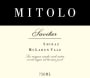 Mitolo Savitar Shiraz 2009 Front Label
