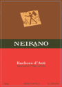 Neirano Barbera D'Asti 2003 Front Label