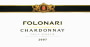Folonari Chardonnay 2007 Front Label