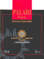 Palari Faro 2008 Front Label