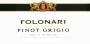 Folonari Pinot Grigio 2011 Front Label