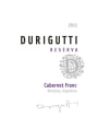 Durigutti Reserva Cabernet Franc 2012 Front Label