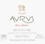 Finca Allende Rioja Aurus 2004 Front Label