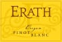 Erath Pinot Blanc 2014 Front Label