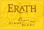 Erath Pinot Blanc 2013 Front Label