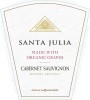 Santa Julia Organic Cabernet Sauvignon 2009 Front Label