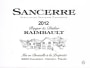 Roger et Didier Raimbault Sancerre Blanc 2012 Front Label