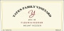 Yates Family Vineyard Fleur de Veeder 2010 Front Label