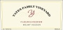 Yates Family Vineyard Fleur de Veeder 2008 Front Label