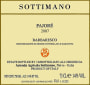 Sottimano Barbaresco Pajore 2007 Front Label