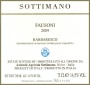Sottimano Barbaresco Fausoni 2009 Front Label