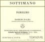 Sottimano Barbera d'Alba Pairolero 2011 Front Label
