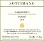 Sottimano Barbaresco Pajore 2010 Front Label