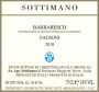 Sottimano Barbaresco Fausoni 2010 Front Label