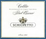 Schiopetto Pinot Bianco 2012 Front Label