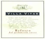 Vitas Villa Vitas Refosco dal Peduncolo Rosso 2012 Front Label