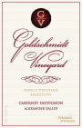 Goldschmidt Vineyard Vyborny Vineyard Cabernet Sauvignon 2012 Front Label