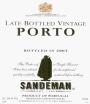 Sandeman Late Bottled Vintage 2005 Front Label