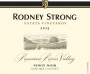 Rodney Strong Pinot Noir 2015 Front Label