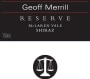 Geoff Merrill Reserve Shiraz 2004 Front Label