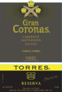 Familia Torres Gran Coronas Reserva Cabernet Sauvignon 2009 Front Label