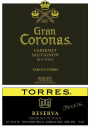 Familia Torres Gran Coronas Reserva Cabernet Sauvignon 2013 Front Label