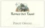Ronco dei Tassi Collio Goriziano Pinot Grigio 2014 Front Label